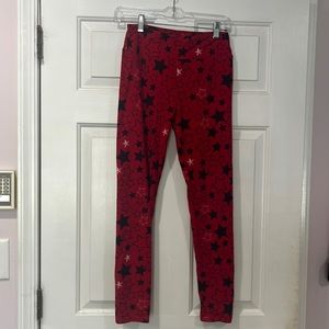 Lularoe printed soft leggings stars